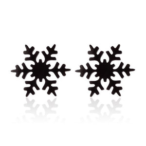 Oly2u Stainless Steel Boho Hollow Palm Leaf Stud Earrings Dainty Ancient Dinosaur Animal Earings for Women Brincos
